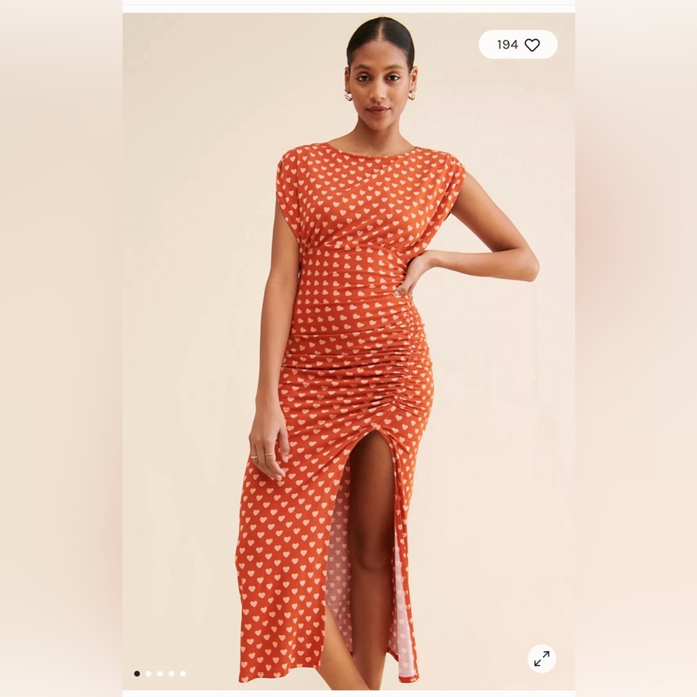 Free People Lakeside Blue Midi Dress